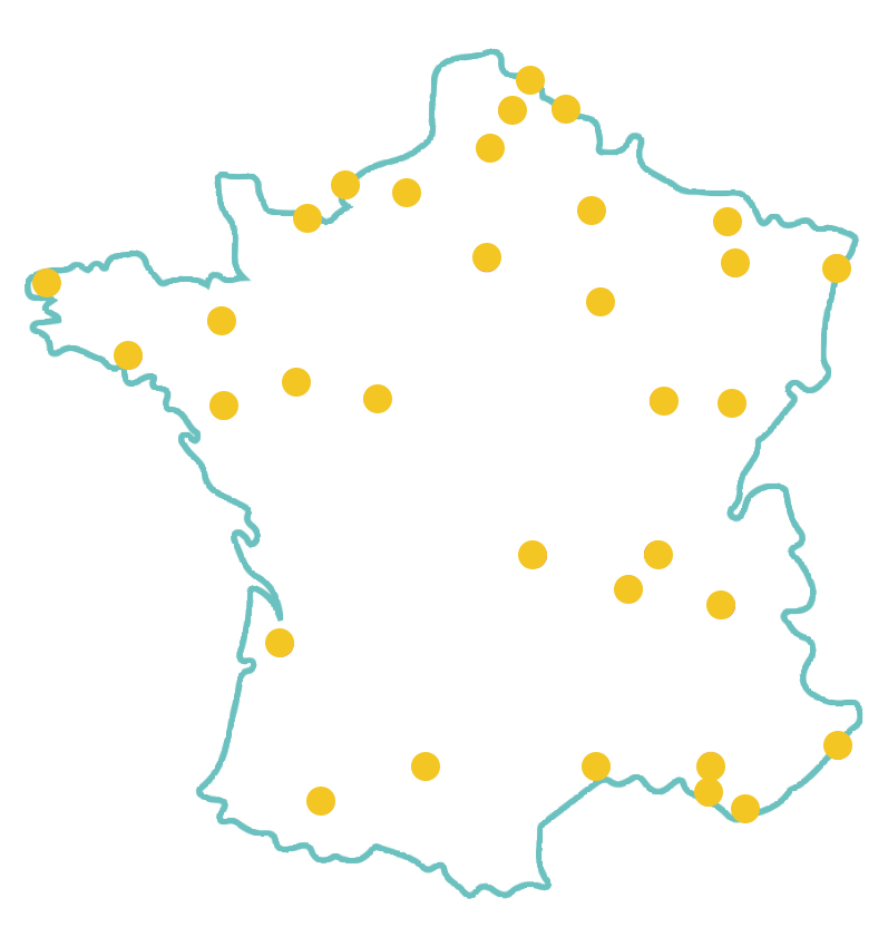 Colocatère c'est plus de 30 agences à votre service